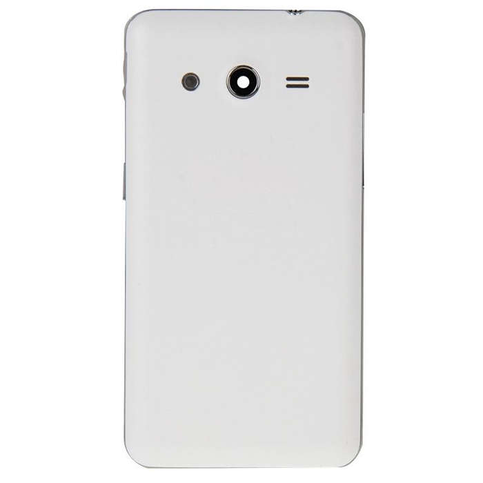For Galaxy Core 2 / G355 Full Housing Cover (Middle Frame Bezel + Battery Back Cover) + Home Butt...