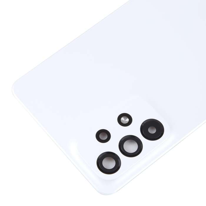 For Samsung Galaxy A73 5G SM-A736B Original Battery Back Cover with Camera Lens Cover(White)