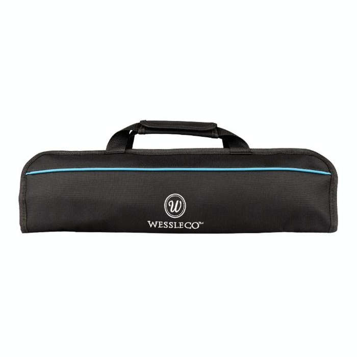 WESSLECO Kitchen Cutter Storage Bag Portable Knife Tool Bag(Blue)