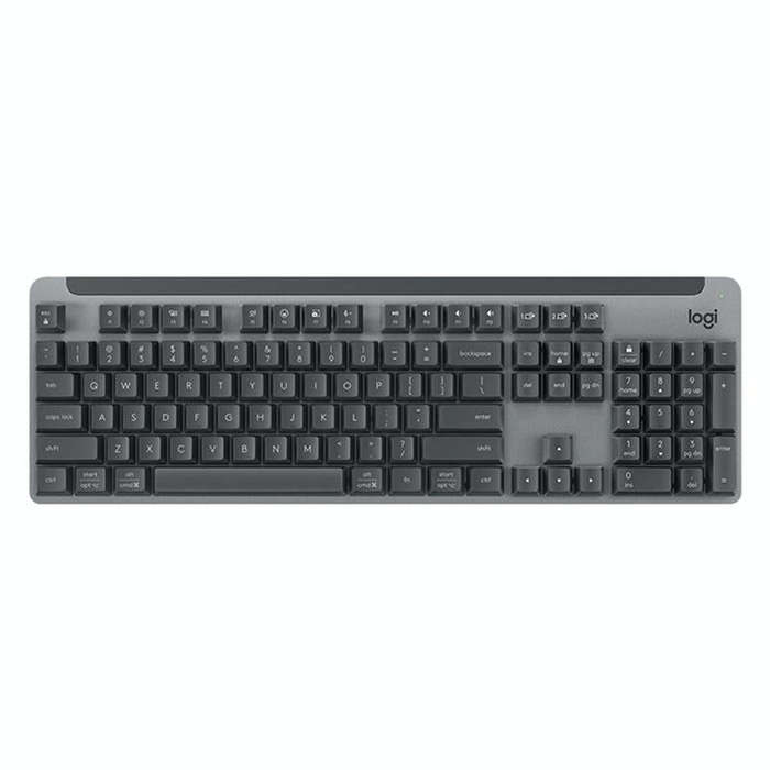 Logitech K865 104 Keys Wireless Bluetooth Mechanical Keyboard, Red Shaft (Black)