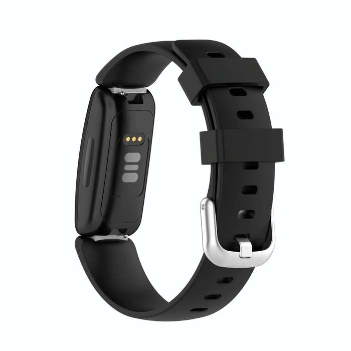 For Fitbit Inspire 2 TPE Watch Band, Size:S(Black)