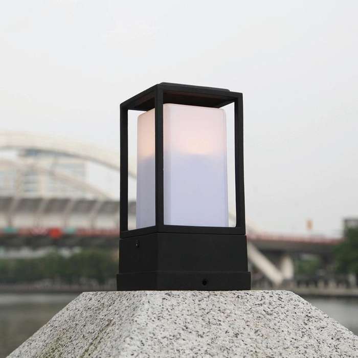 Outdoor Rain and Rustproof Wall Lamp Modern Minimalist Column Lamp