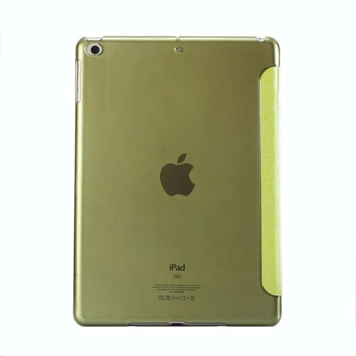For iPad 9.7 (2018) & iPad 9.7 (2017) & iPad Air Silk Texture Horizontal Deformation Flip Leather...
