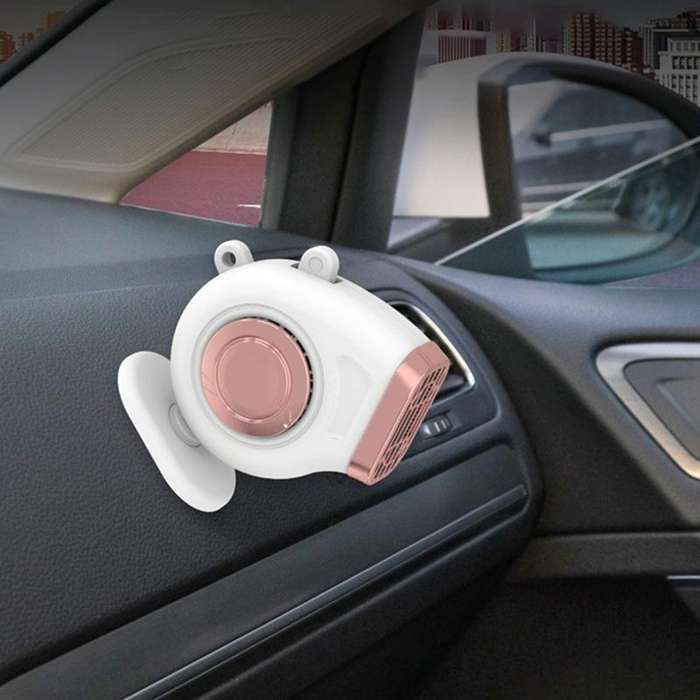 Portable Car Dashboard Electric Heater Winter Defroster, Voltage:24V(Black)