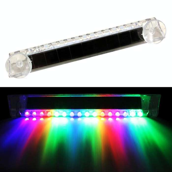 Wiring Free Rear Window Solar LED Sensor Car Warning Light(Color)