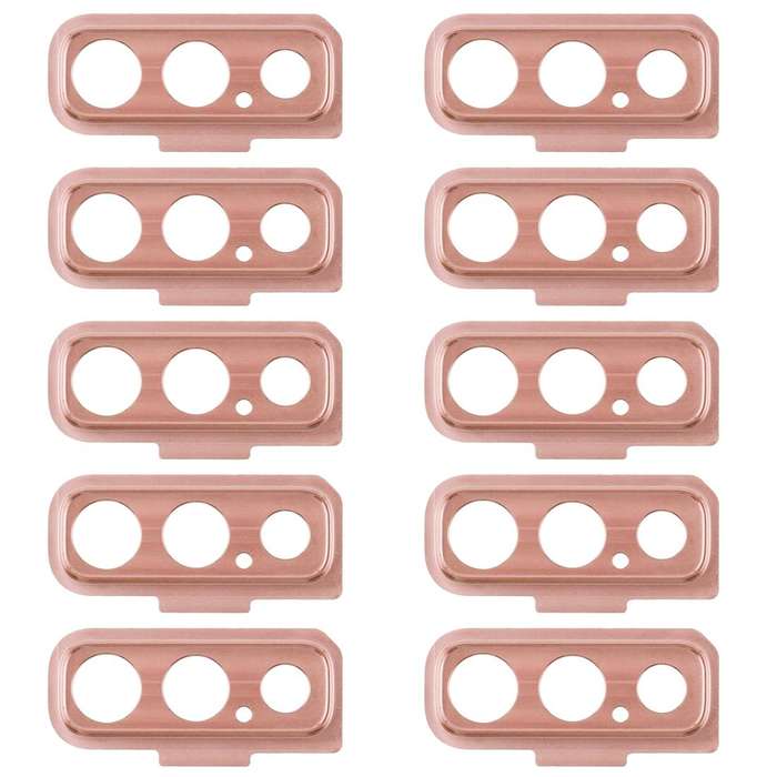 For Galaxy A7 (2018) A750F/DS 10pcs Camera Lens Cover (Pink)