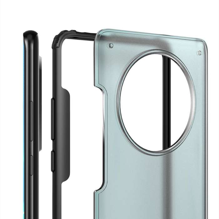 For Huawei Mate 40 Pro Four-corner Shockproof TPU + PC Protective Case(Black)