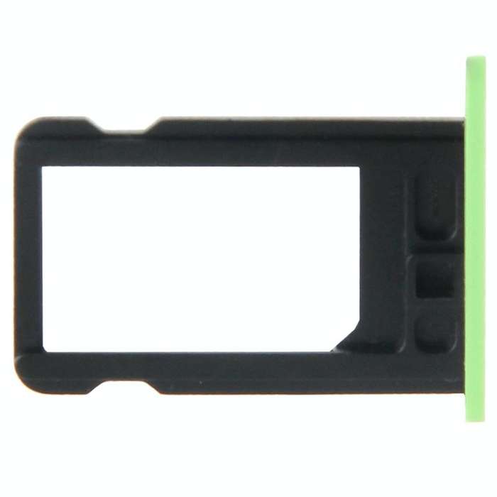 SIM Card Tray Holder for iPhone 5C(Green)