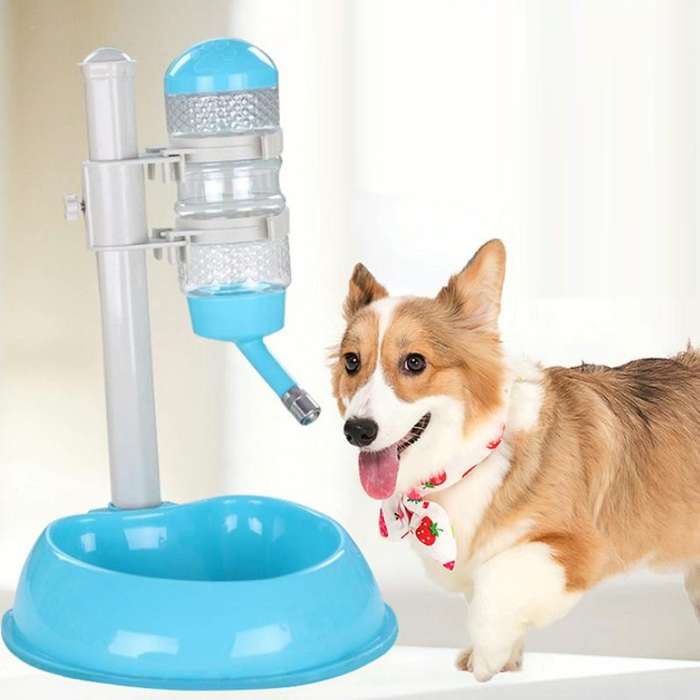 Pet Anti-Skid & Leak-Proof Automatic Water Dispenser(Wine Red)