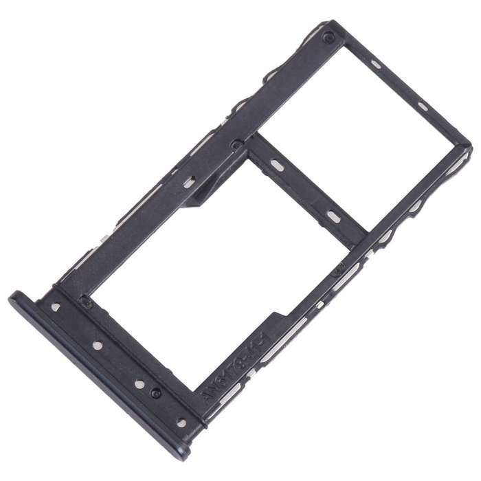For Motorola Moto G 2022 SIM Card Tray + Micro SD Card Tray (Black)