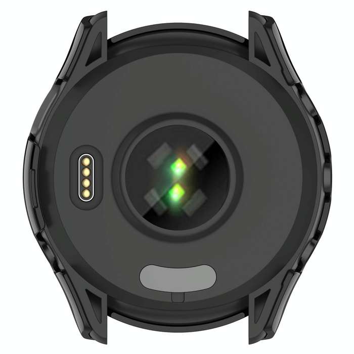 For Garmin Forerunner 165 / 165 Music PC + Tempered Film Integrated Watch Protective Case(Black)