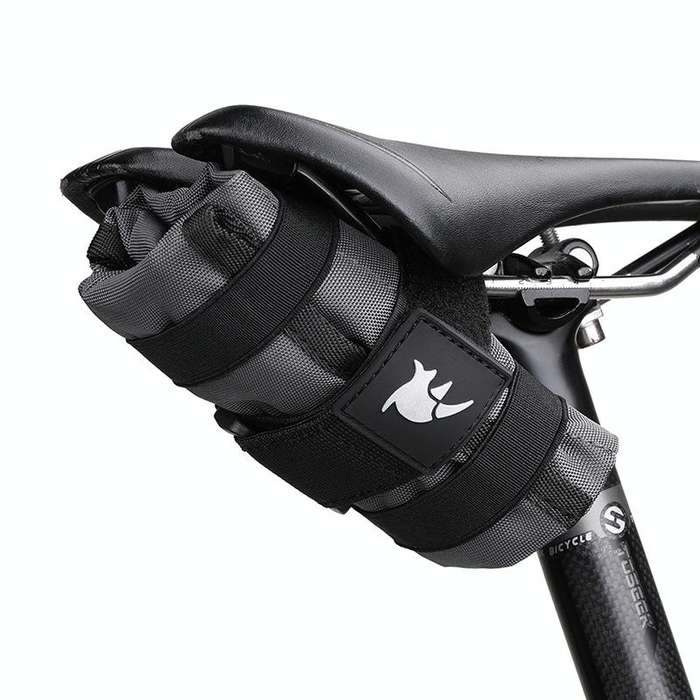 Rhinowalk RK5100 Bicycle Tools Storage Bag Mountain Bike Saddle Bag(Gray)
