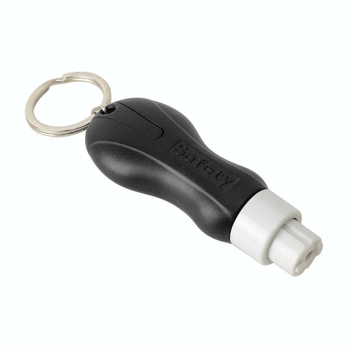 2 in 1 Mini Car Safety Rescue Hammer Life Saving Escape Emergency Hammer Seat Belt Cutter Window ...