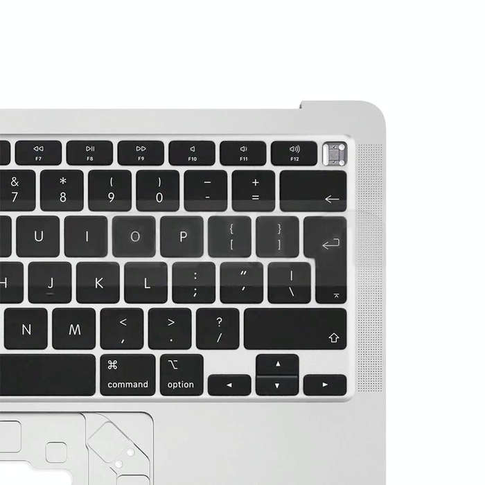 For Macbook Air 13 2020 M1 A2337 C-side Cover + UK Edition Key Board (Silver)