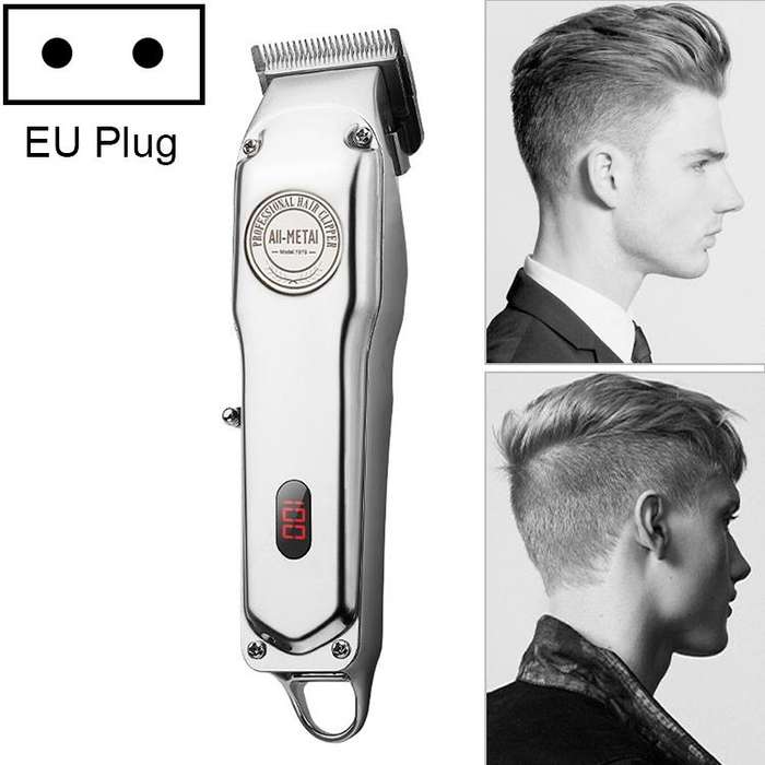 Retro Oil Head Electric Pusher Strong Power Electric Fader LCD Digital Display Rechargeable Hair ...