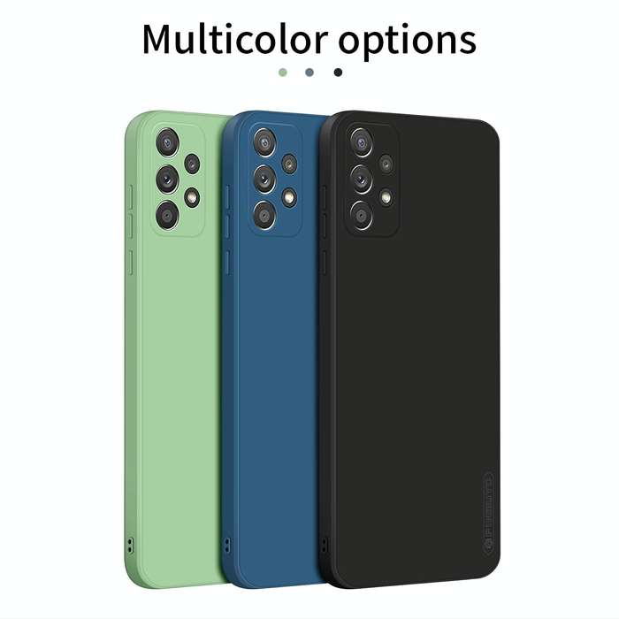 For Samsung Galaxy A52 4G/5G PINWUYO Touching Series Liquid Silicone TPU Shockproof Case(Green)