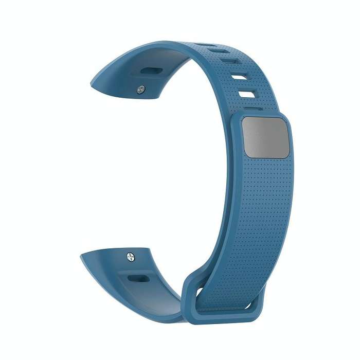 For Huawei Band 2 Pro / Band 2 / ERS-B19 / ERS-B29 Sports Bracelet Silicone Watch Band(Midnight B...