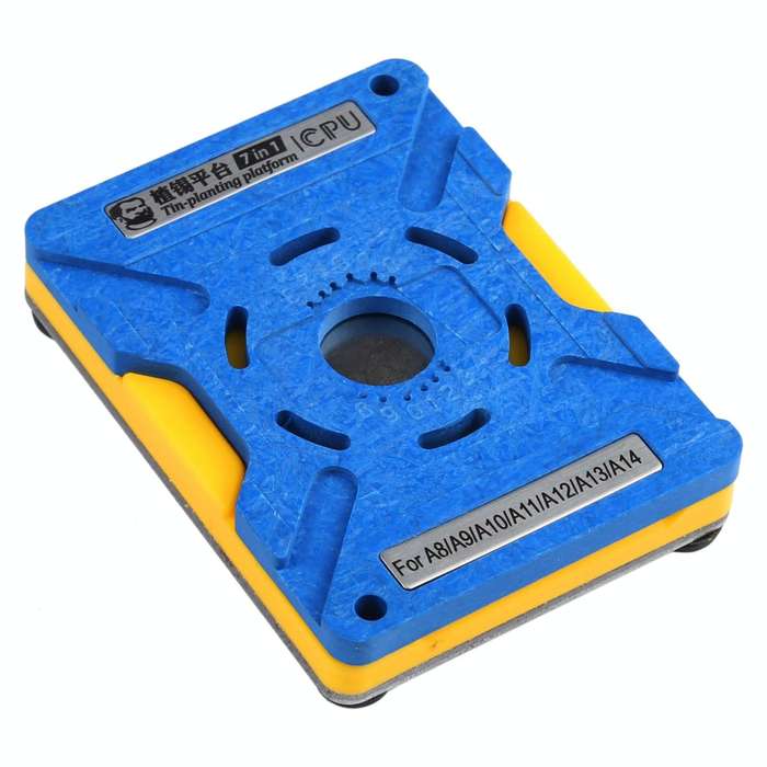 Mechanic ICPU 7 in 1 BGA Positioning Planting Tin Platform For iPhone A8 / A9 / A10 / A11 / A12 /...
