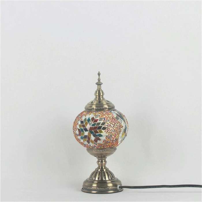 Bedroom Study Romantic Style Mosaic Decorative Table Lamp, Plug Type:AU Plug(FX-1501)