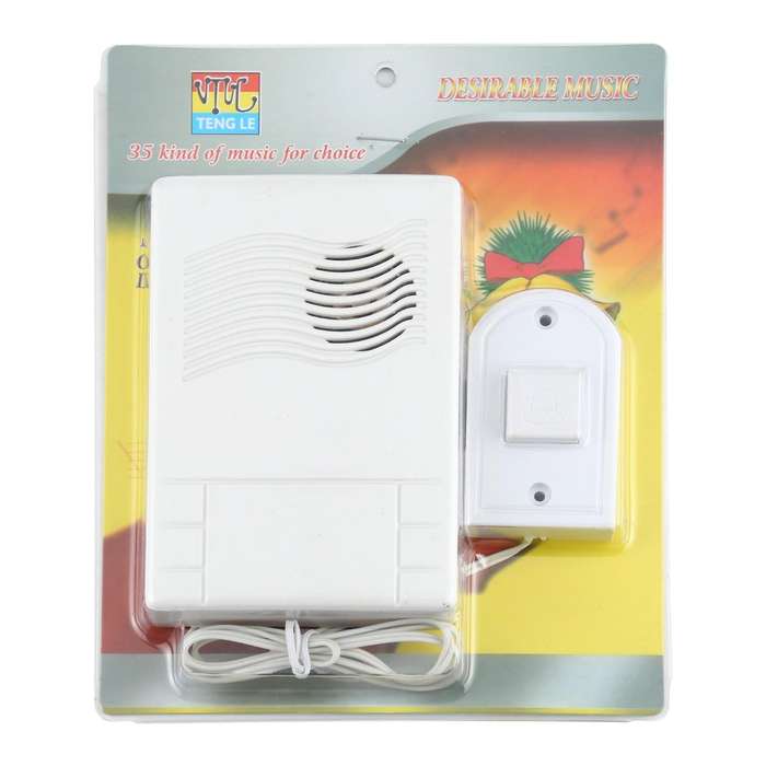 TENG LE DC 3V Wired Smart Colorful Flasher Door Chime