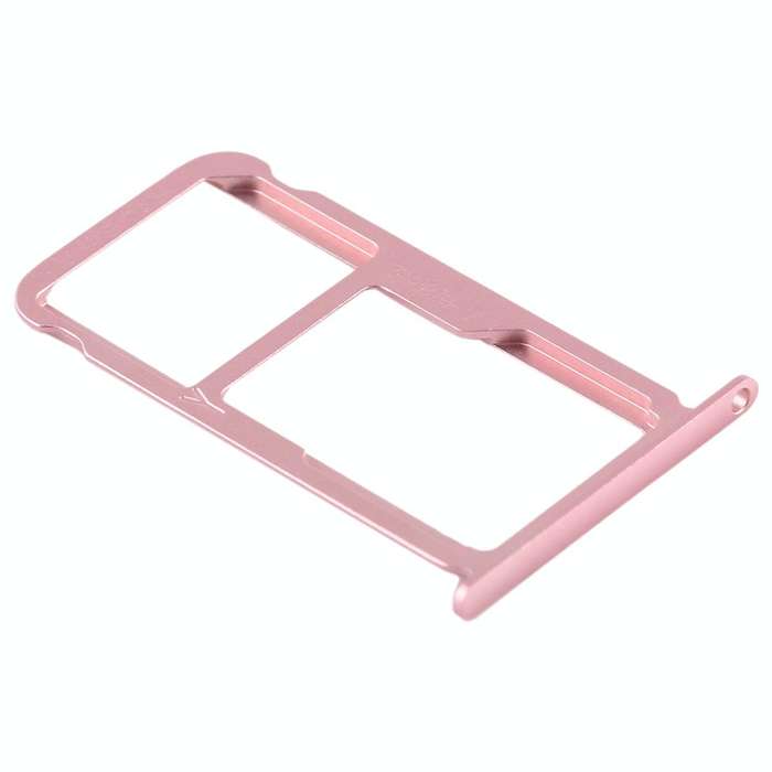 SIM Card Tray + SIM Card Tray / Micro SD Card for Huawei Honor 8 (Pink)