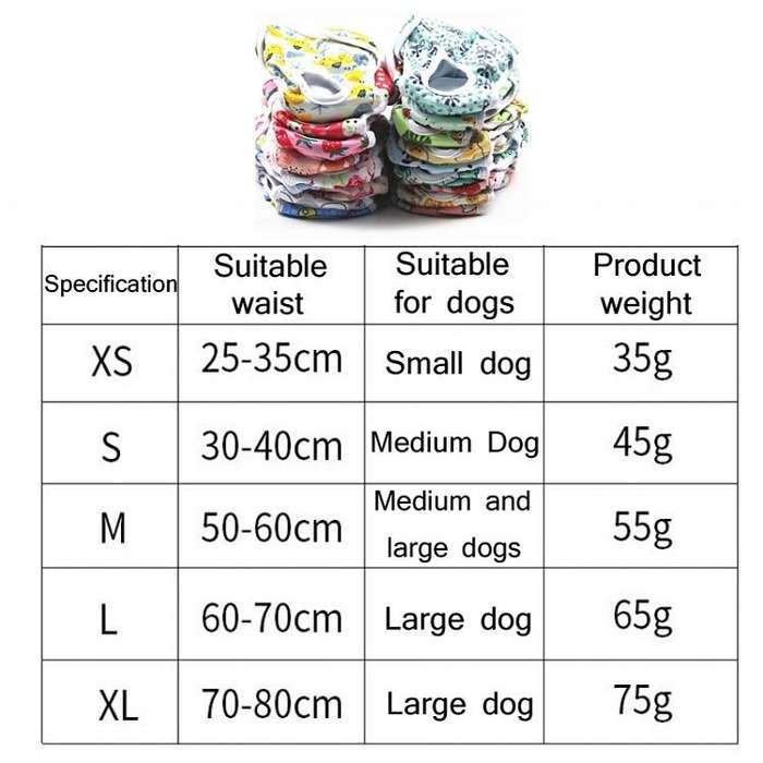 Female Dog Physiological Pants Dog Estrus Anti-Harassment Pants, Size: XS(Small Apple)
