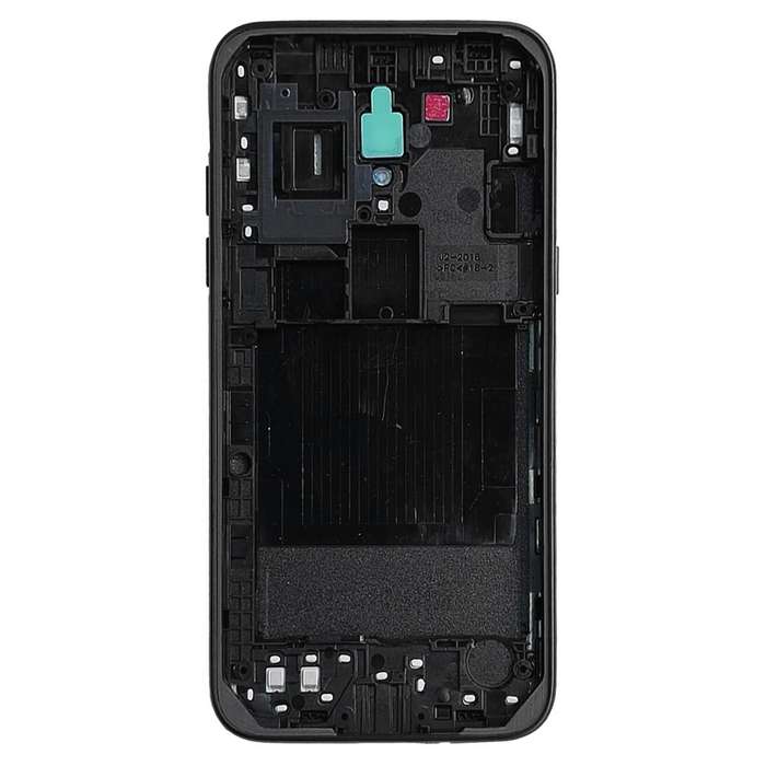 For Galaxy J2 Pro (2018), J2 (2018), J250F/DS Back Cover + Middle Frame Bezel Plate (Black)