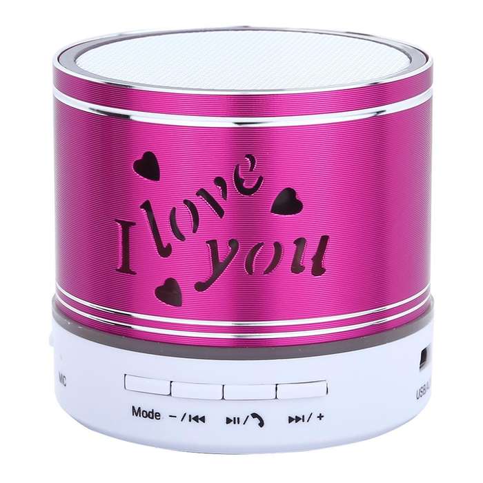 A9L Mini Portable Bluetooth Stereo Speaker with RGB LED Light, Built-in MIC, Support Hands-free C...