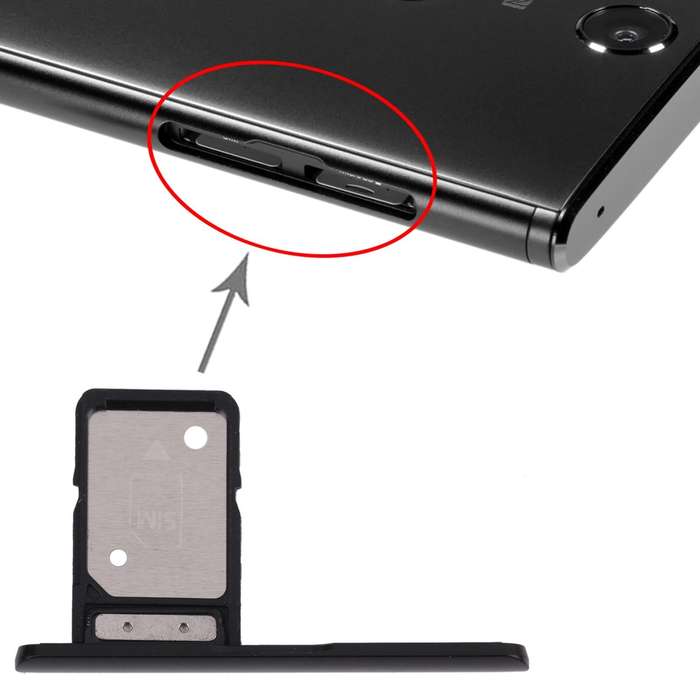 SIM Card Tray for Sony Xperia XA2 Plus (Black)