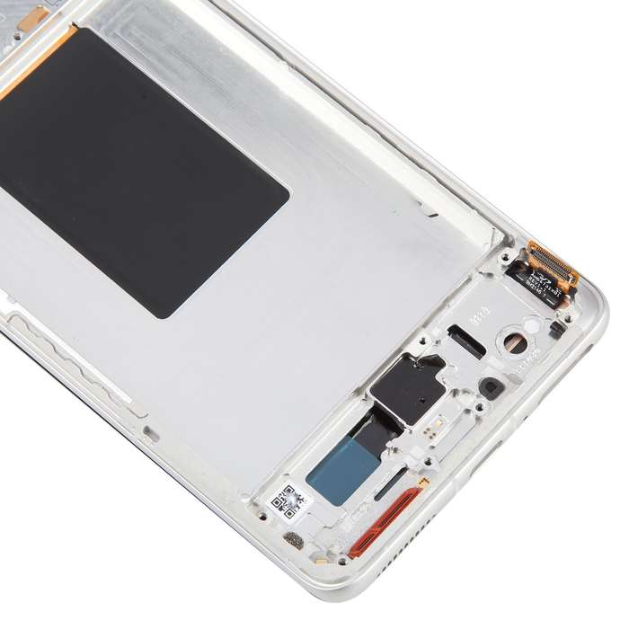 For Xiaomi 12 Pro / 12S Pro AMOLED Original LCD Screen Digitizer Full Assembly with Frame (Silver)