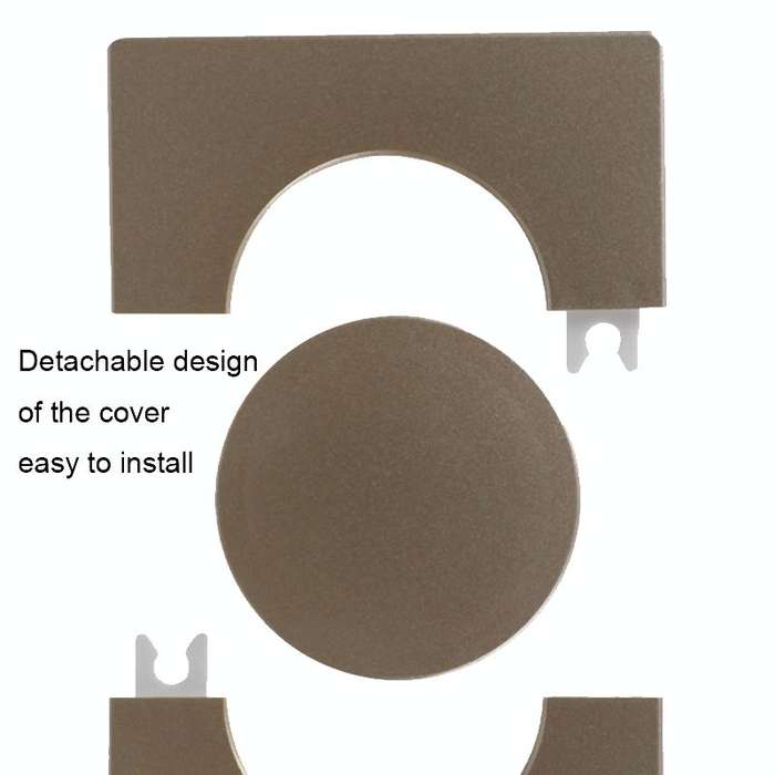 Square Hole Decoration Cover Wall Hole Plug, Style: 1.2cm Hole White