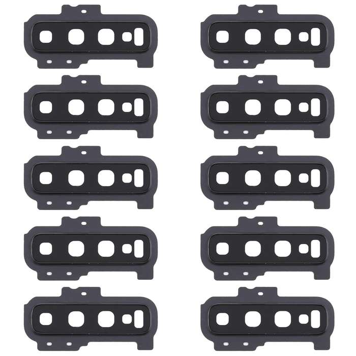 For Samsung Galaxy S10+ 10pcs Camera Lens Cover (Black)