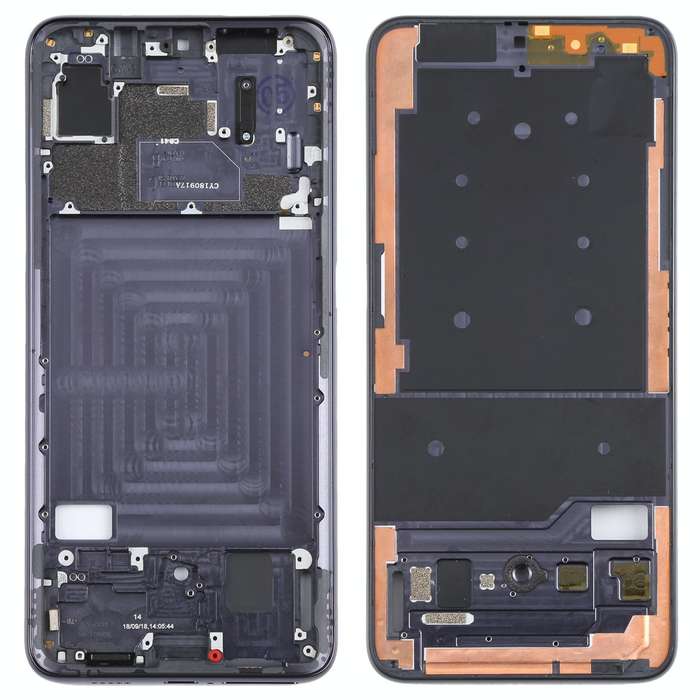 For vivo NEX S Original Middle Frame Bezel Plate(Black)