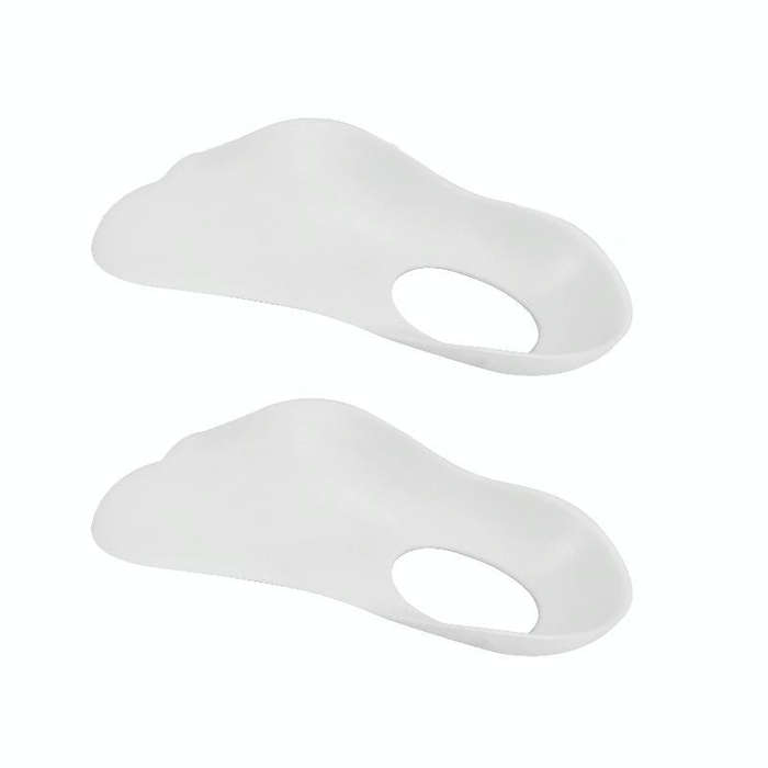 Flat Foot Orthopedic Insole Arch Collapse Support Pad Adult And Child Foot Valgus Orthosis L (White)