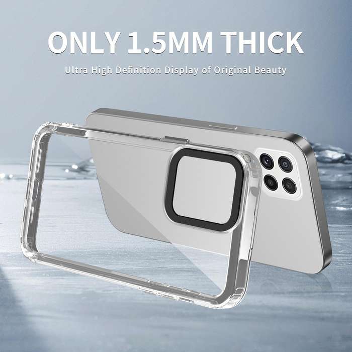 For Samsung Galaxy A22 4G Transparent Acrylic + TPU Shockproof Phone Case(Transparent)