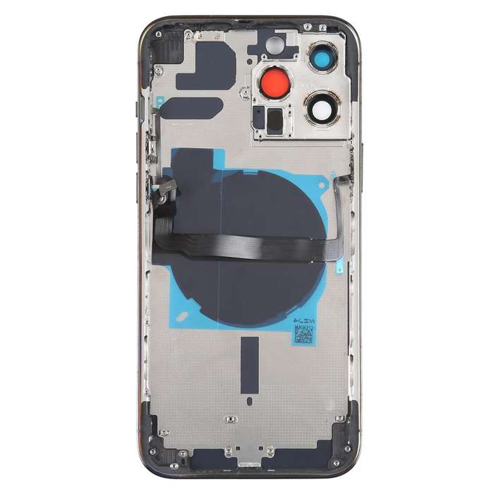 For iPhone 13 Pro Max Battery Back Cover with Side Keys & Card Tray & Power + Volume Flex Cable &...
