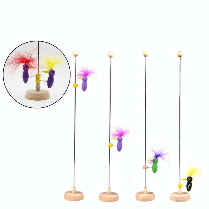10 PCS Nodding Woodpecker Decompression Vent Children Educational Toys, Colour: Primary Color Dou...