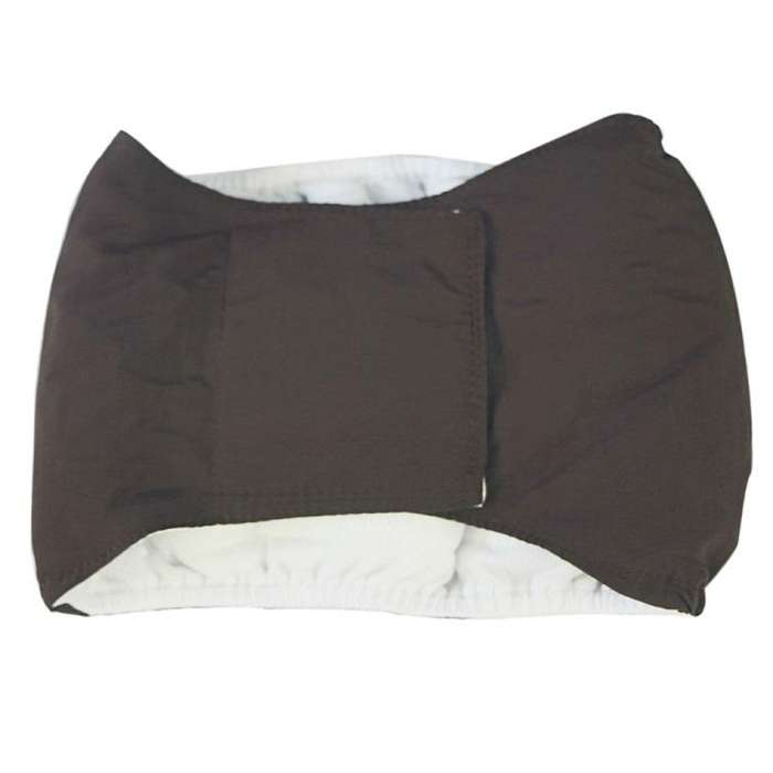 Male Dog Special Courtesy Belt Pet Physiological Pants, Size: S(Brown)