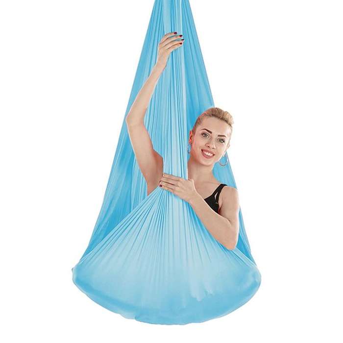 Indoor Anti-gravity Yoga Knot-free Aerial Yoga Hammock with Buckle / Extension Strap, Size: 400x2...