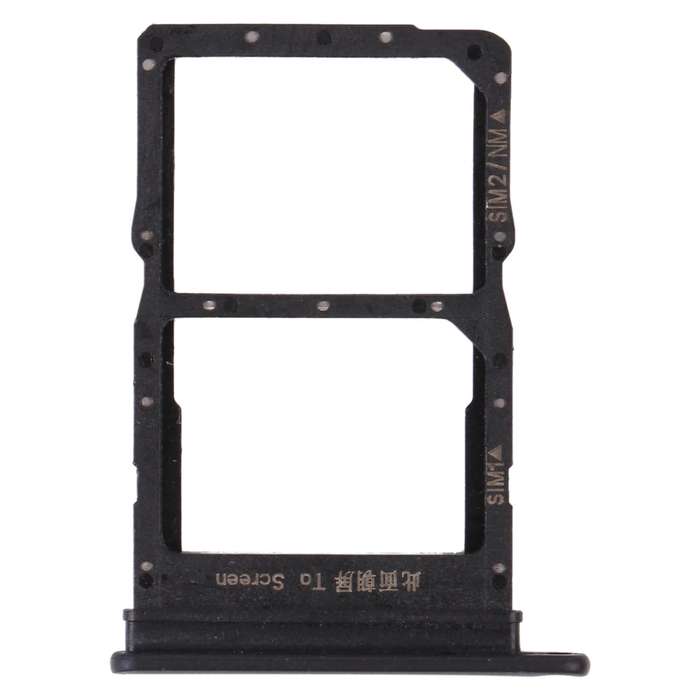 SIM Card Tray + SIM Card Tray / NMicro Card Tray for Honor X10 Max 5G (Black)