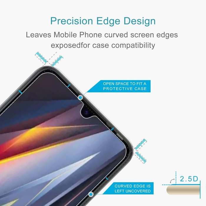 For TECNO Pova 4 Pro 50pcs 0.26mm 9H 2.5D Tempered Glass Film