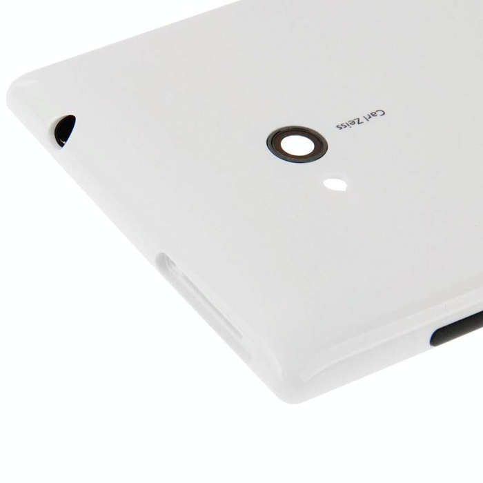Smooth Surface Plastic Back Housing Cover  for Nokia Lumia 720(White)