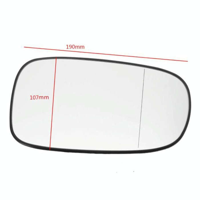 Car Left Side Wide-angle Rearview Mirror 30495 for Saab 93 2003-2010, Right Drive