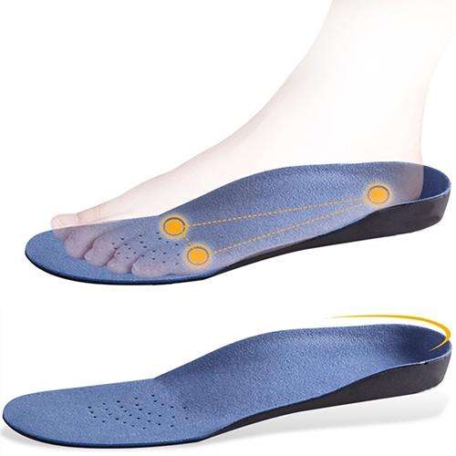 One Pair Flatfoot Orthotics Cubitus Varus Orthopedic Feet Cushion Pads Care Insoles, Shoe Size:L(...
