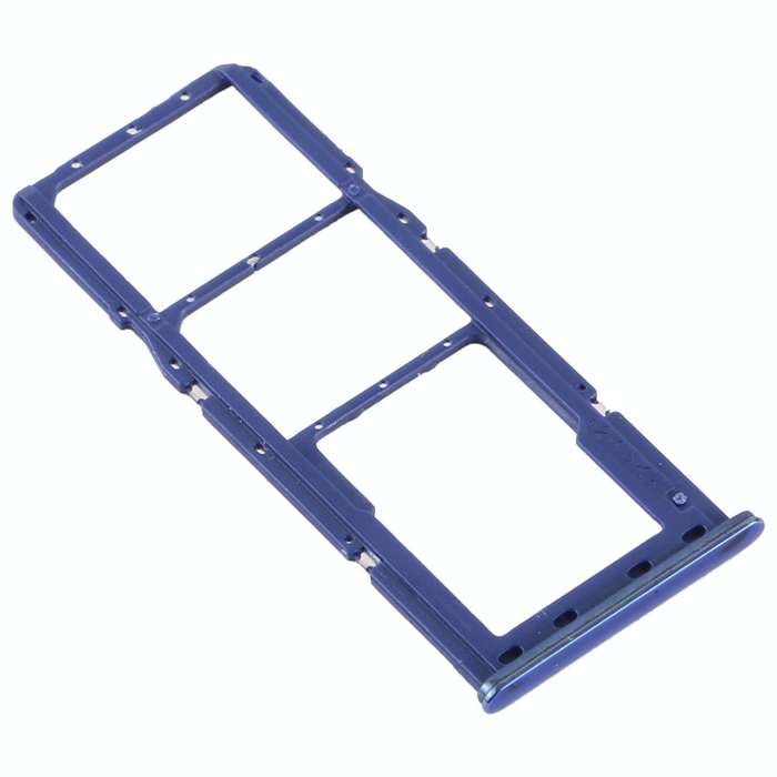 For Samsung Galaxy M51 SM-M515 SIM Card Tray + SIM Card Tray + Micro SD Card Tray (Blue)