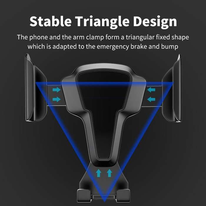 FLOVEME YXF204095_1 Car Air Outlet Mount Automatic Retractable Arm Phone Holder Stand for 4-6.5 i...