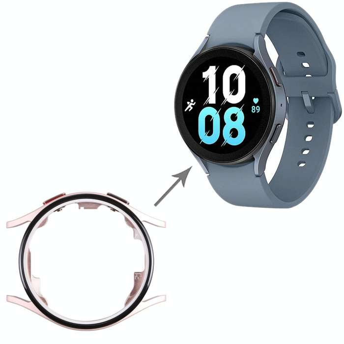 Original LCD Screen Frame Bezel Plate For Samsung Galaxy Watch5 40mm SM-R900 R905(Gold)