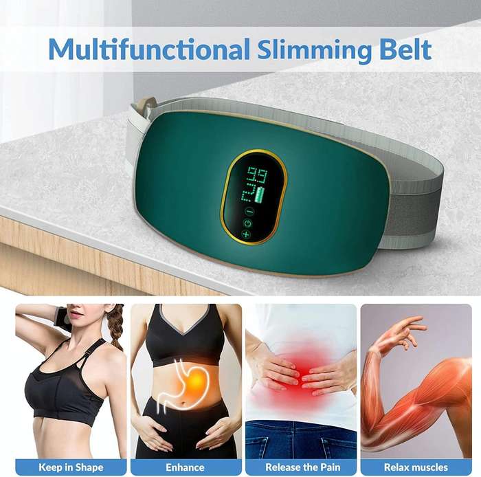 Magnet Massage Belt Abdominal Vibration Fat Removal Machine, Spec: Rechargeable