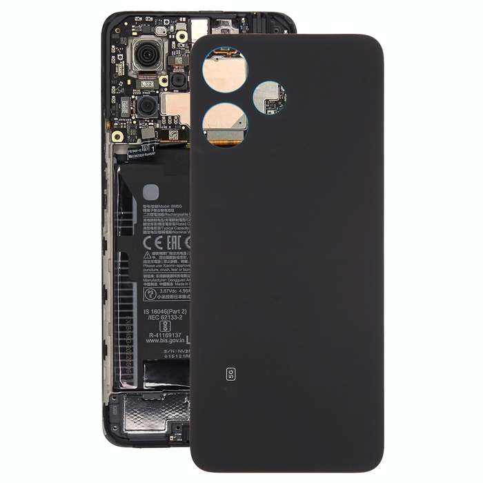 For Xiaomi Redmi Note 12R Original Battery Back Cover(Black)
