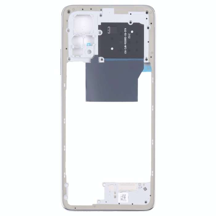 Middle Frame Bezel Plate for Xiaomi Poco X4 Pro 5G/Redmi Note 11E Pro(Silver)